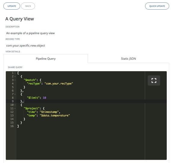View Create Query
