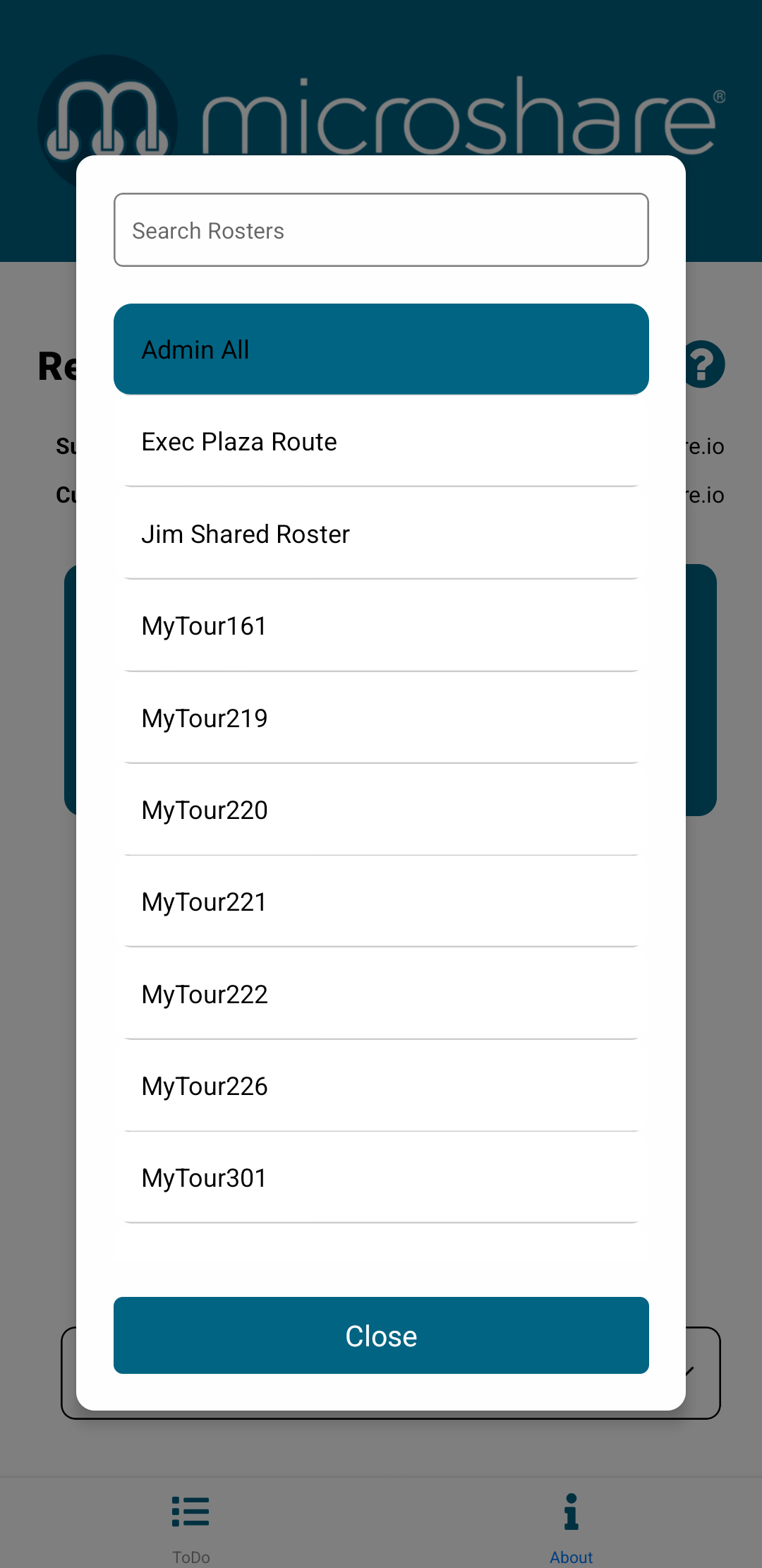 Roster List