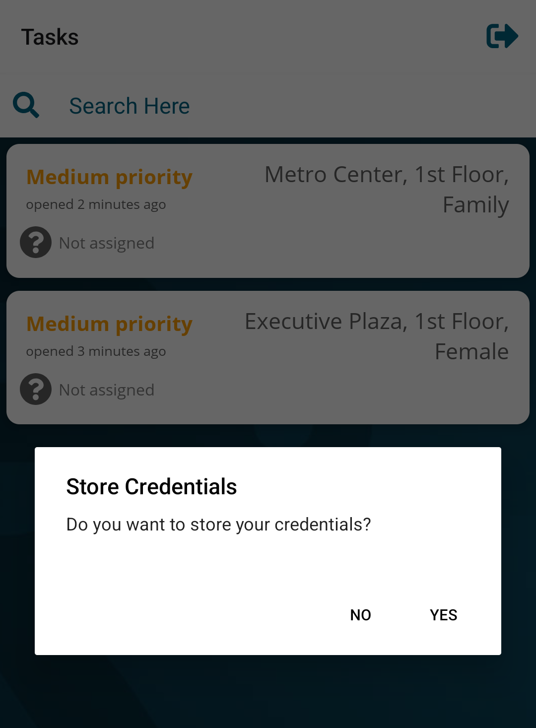 Store Credentials